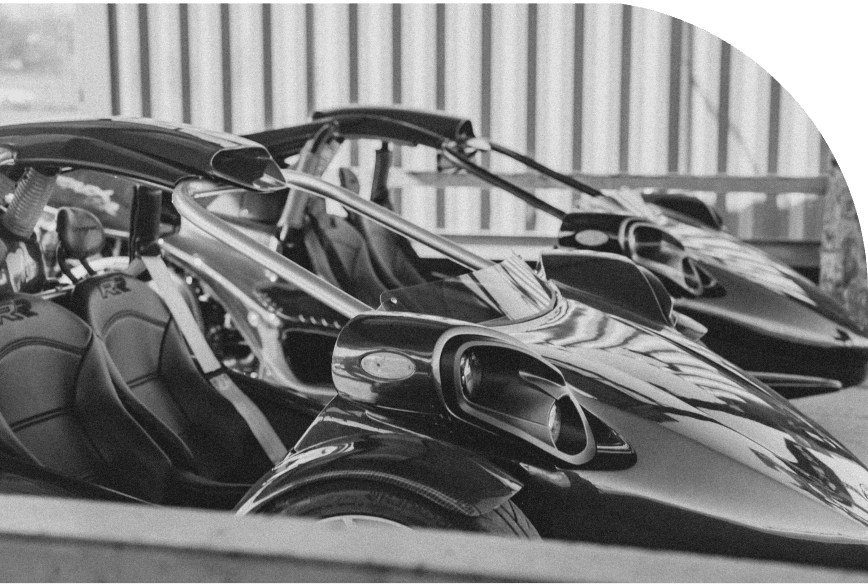 Historic Campagna T-REX three-wheeled roadster