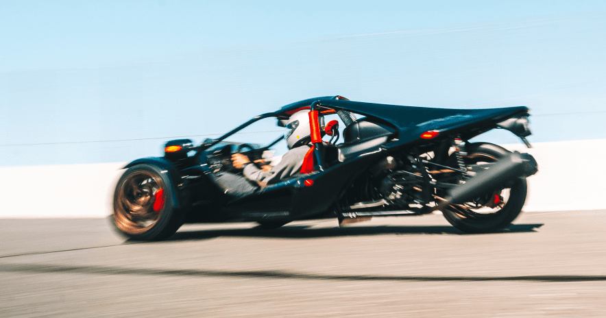 Campagna T-REX three wheeler test drive