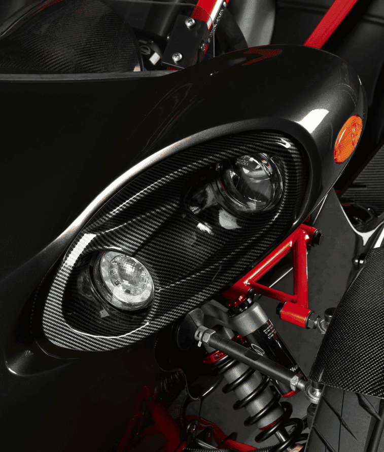 Campagna T-REX RR headlamp detail